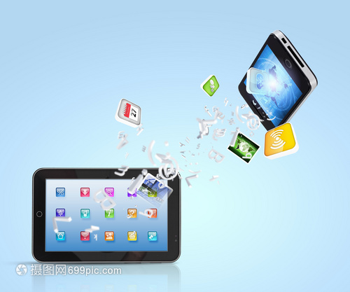 現(xiàn)代通信技術(shù)手機(jī)高科技背景的現(xiàn)代通信技術(shù)插圖